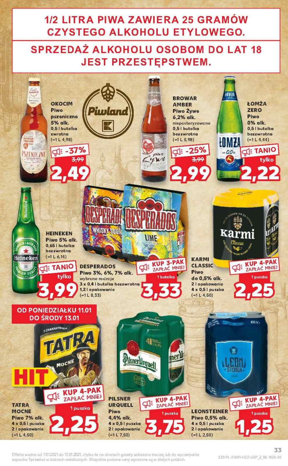 Gazetka promocyjna Kaufland do 13/01/2021 str.33