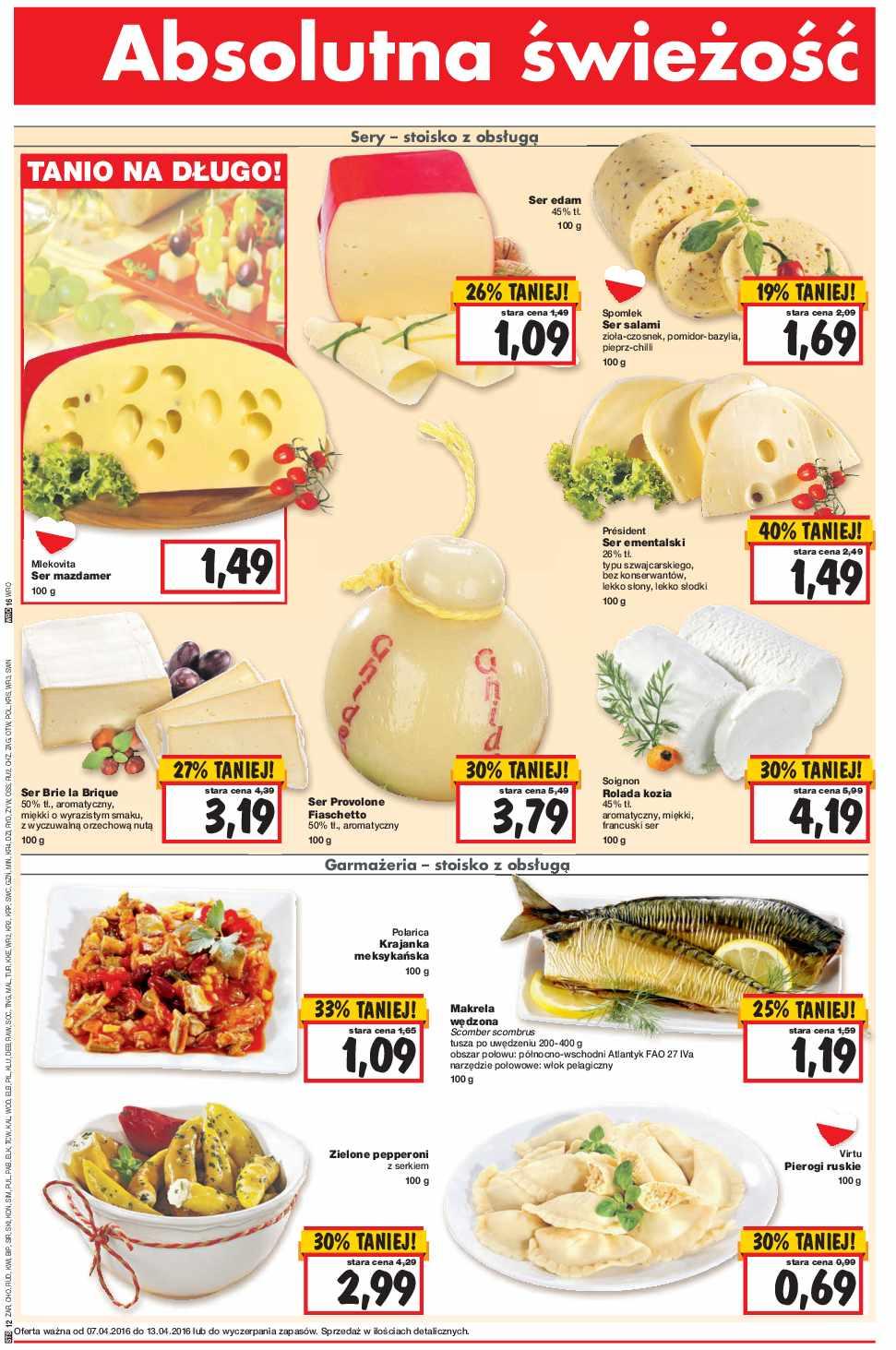 Gazetka promocyjna Kaufland do 13/04/2016 str.16