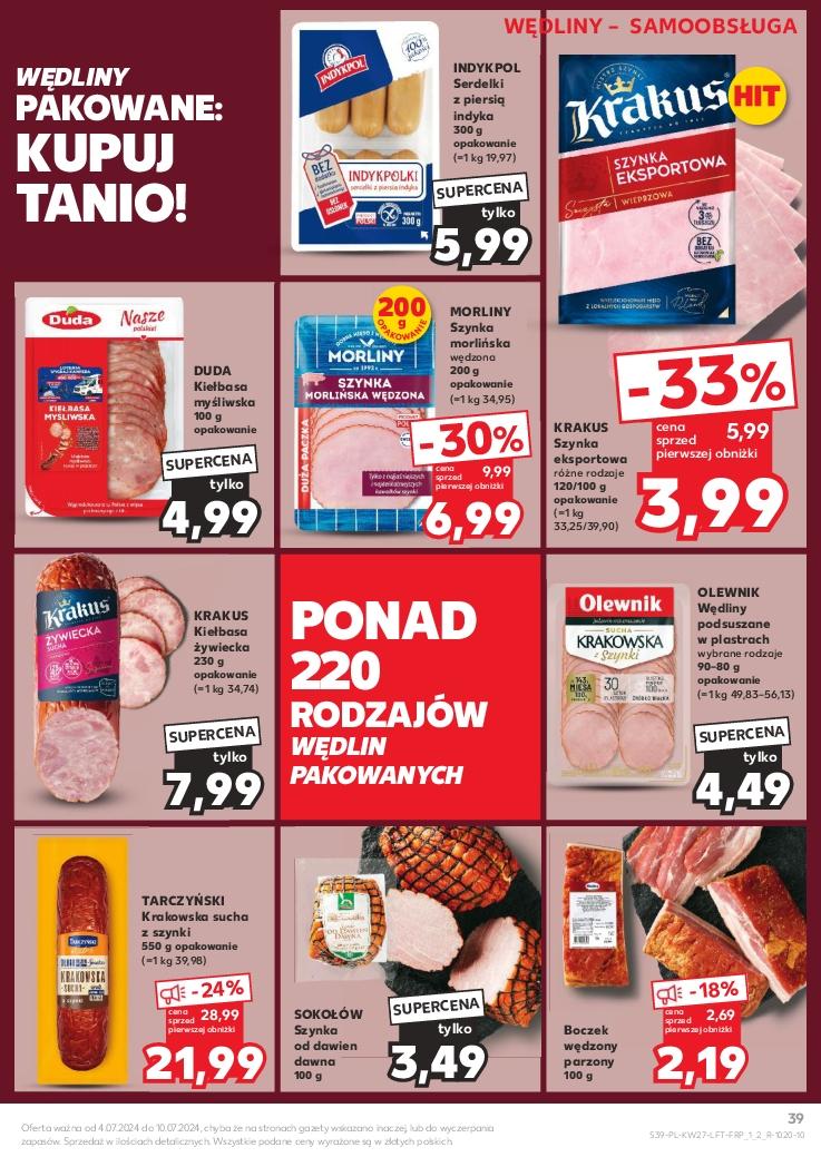 Gazetka promocyjna Kaufland do 10/07/2024 str.39