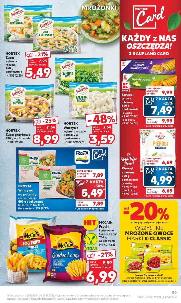 Gazetka promocyjna Kaufland do 27/12/2023 str.59