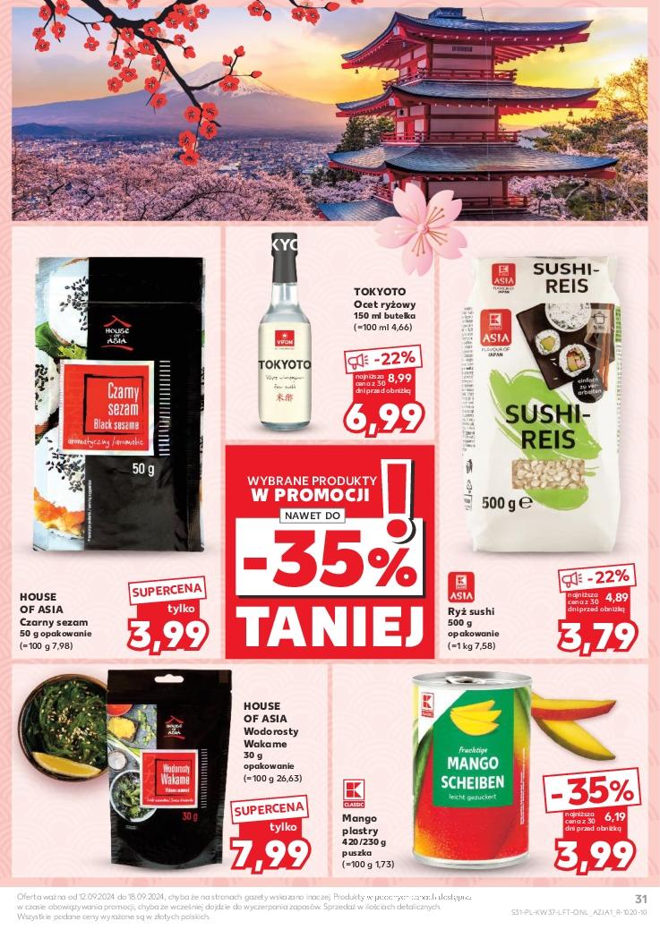 Gazetka promocyjna Kaufland do 18/09/2024 str.31