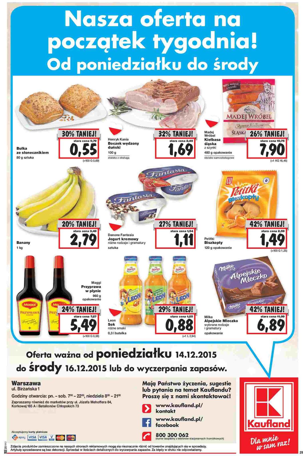 Gazetka promocyjna Kaufland do 16/12/2015 str.28