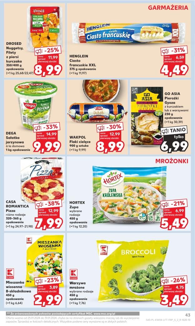 Gazetka promocyjna Kaufland do 31/01/2024 str.43