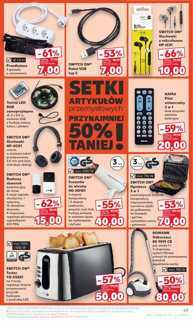 Gazetka promocyjna Kaufland do 31/01/2024 str.69