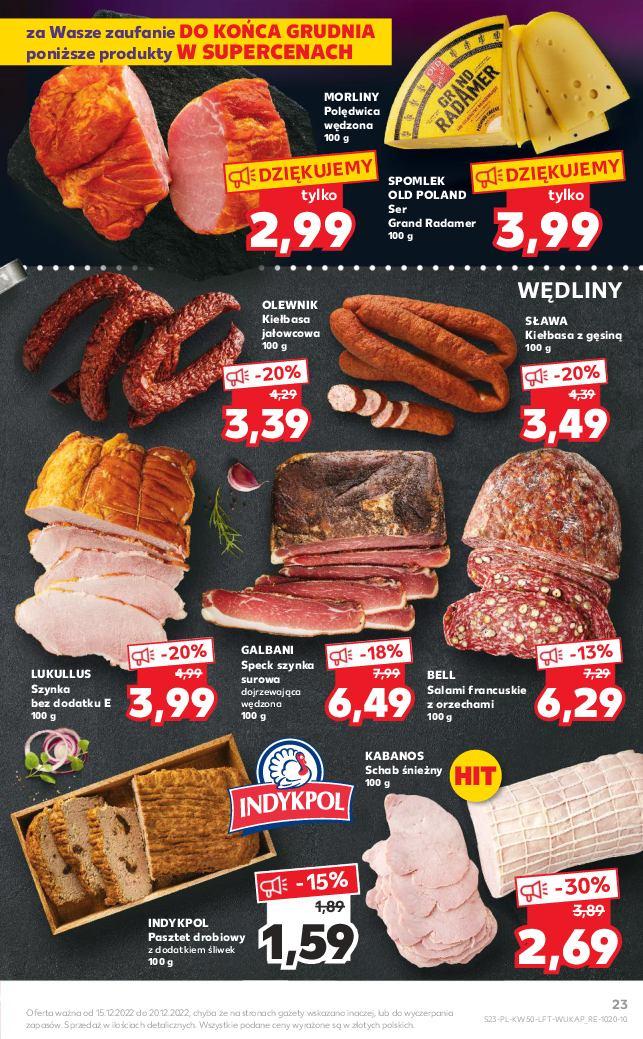 Gazetka promocyjna Kaufland do 20/12/2022 str.23