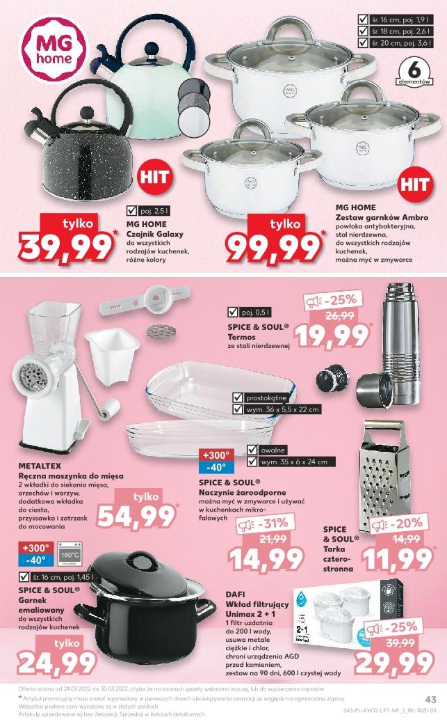 Gazetka promocyjna Kaufland do 30/03/2022 str.43