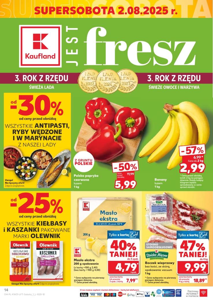 Gazetka promocyjna Kaufland do 06/08/2025 str.14