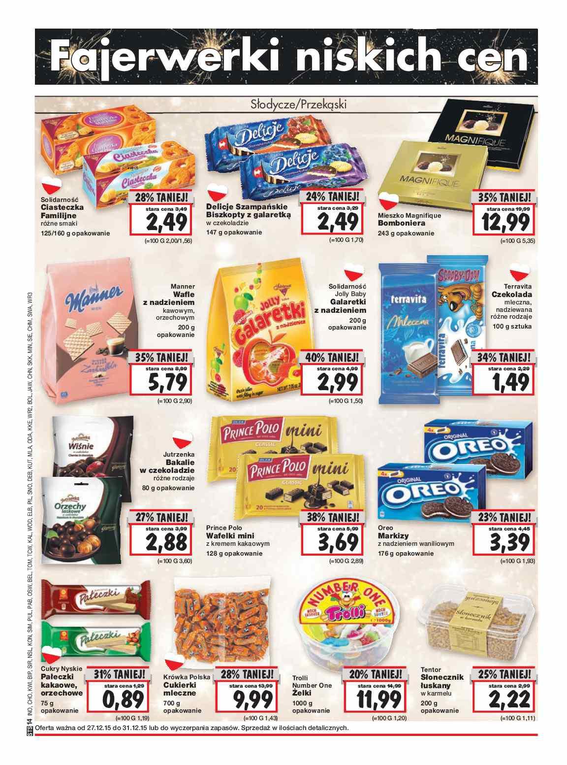 Gazetka promocyjna Kaufland do 31/12/2015 str.14