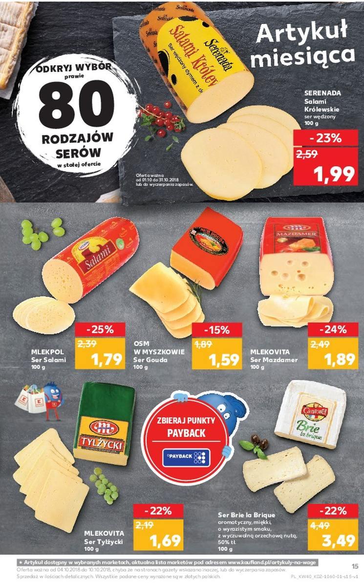 Gazetka promocyjna Kaufland do 10/10/2018 str.15