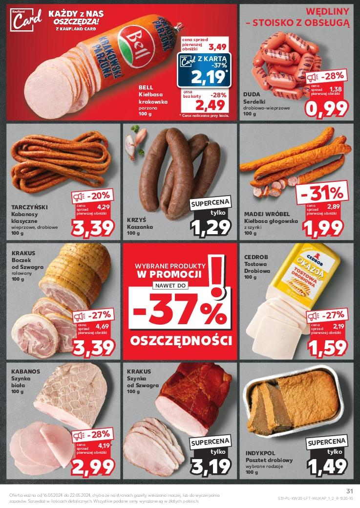 Gazetka promocyjna Kaufland do 22/05/2024 str.31