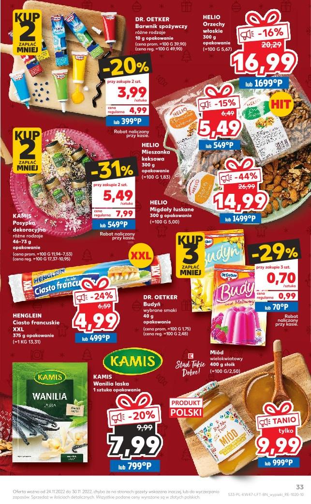 Gazetka promocyjna Kaufland do 30/11/2022 str.33