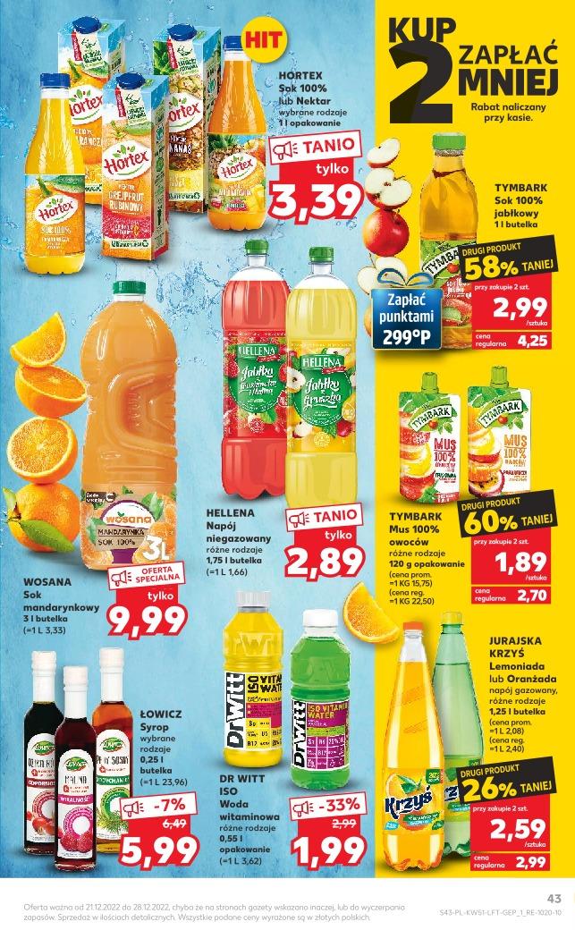 Gazetka promocyjna Kaufland do 28/12/2022 str.43