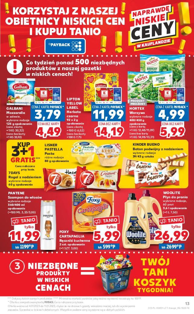 Gazetka promocyjna Kaufland do 11/01/2023 str.13