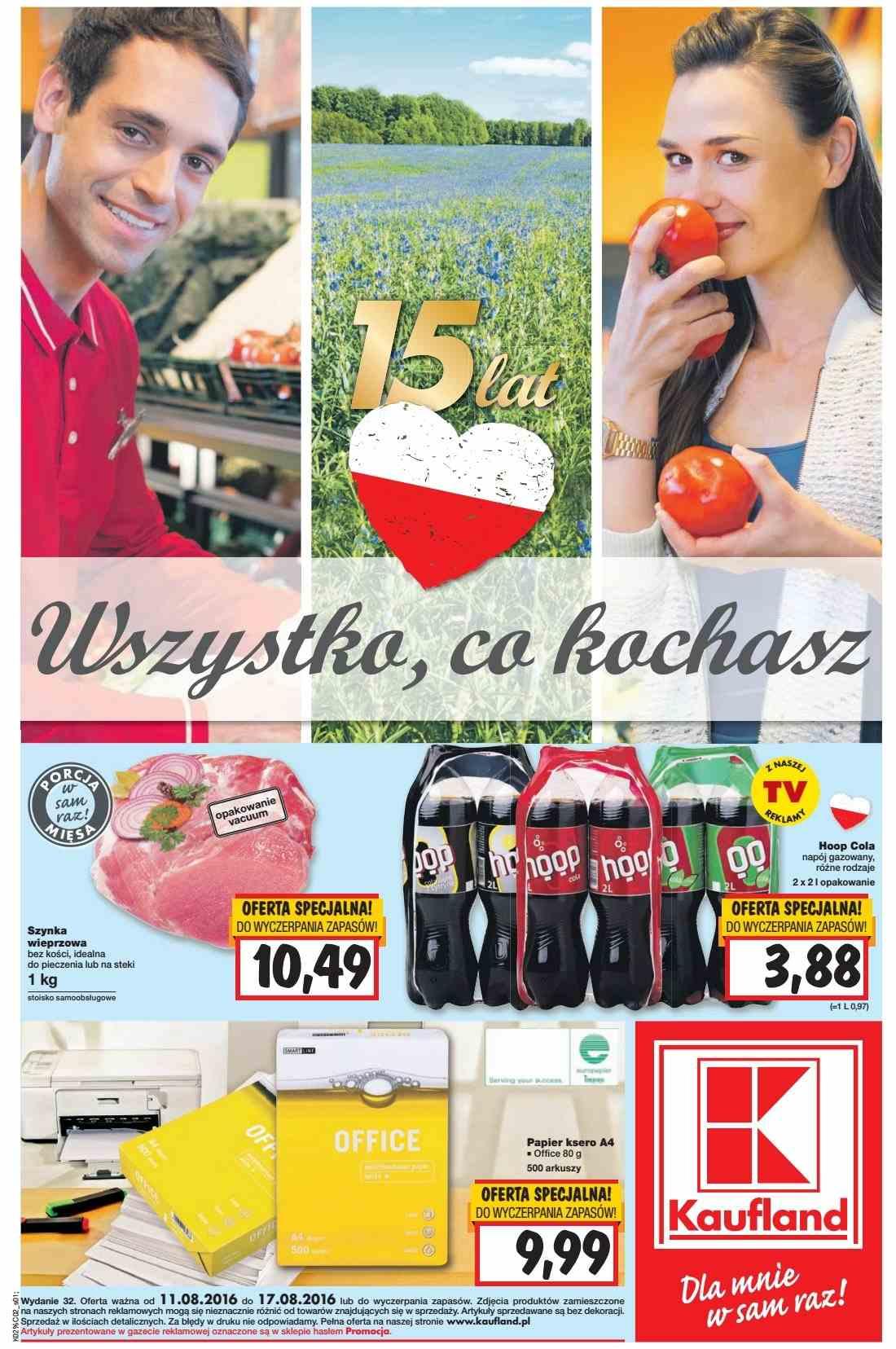 Gazetka promocyjna Kaufland do 17/08/2016 str.0