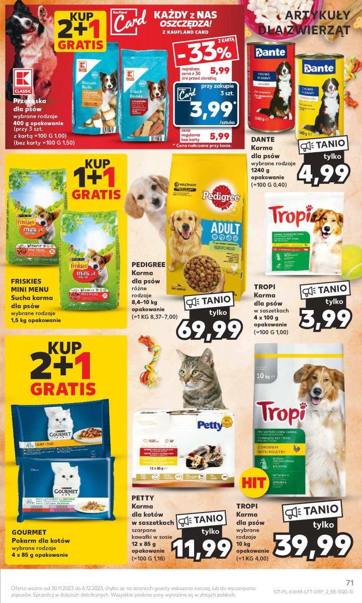 Gazetka promocyjna Kaufland do 06/12/2023 str.71