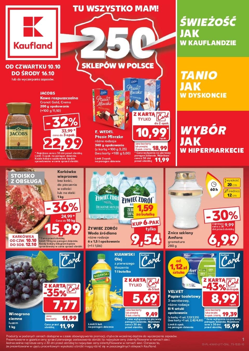 Gazetka promocyjna Kaufland do 16/10/2024 str.1