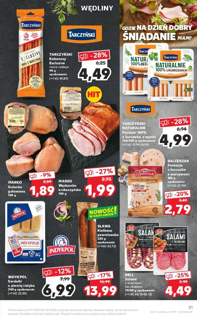 Gazetka promocyjna Kaufland do 23/11/2022 str.21