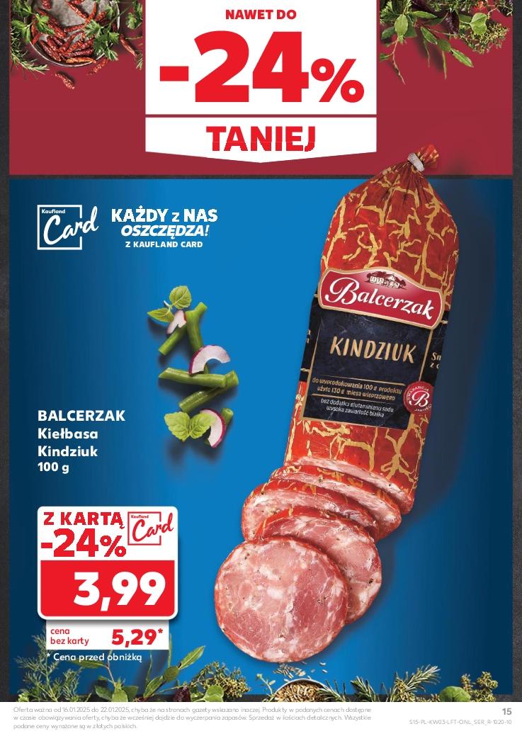 Gazetka promocyjna Kaufland do 22/01/2025 str.15