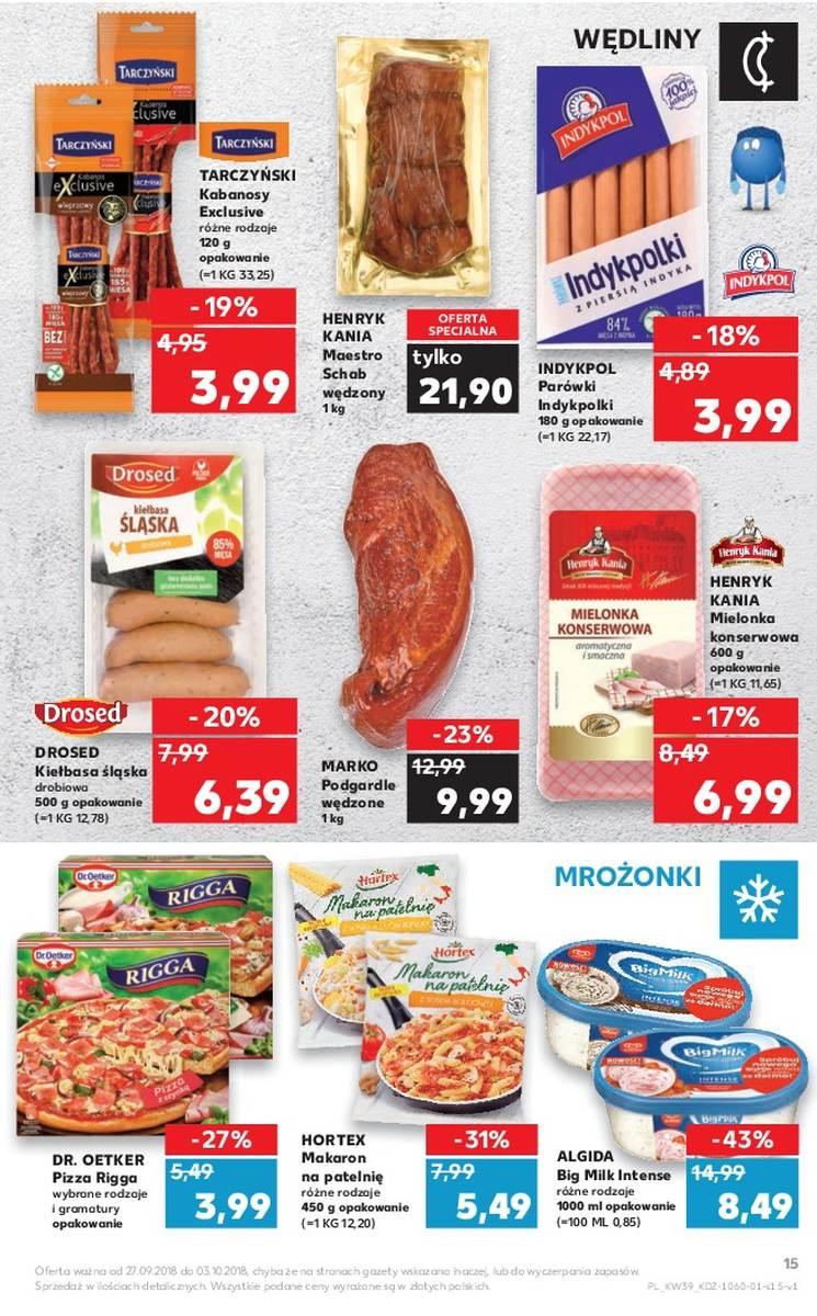 Gazetka promocyjna Kaufland do 03/10/2018 str.15