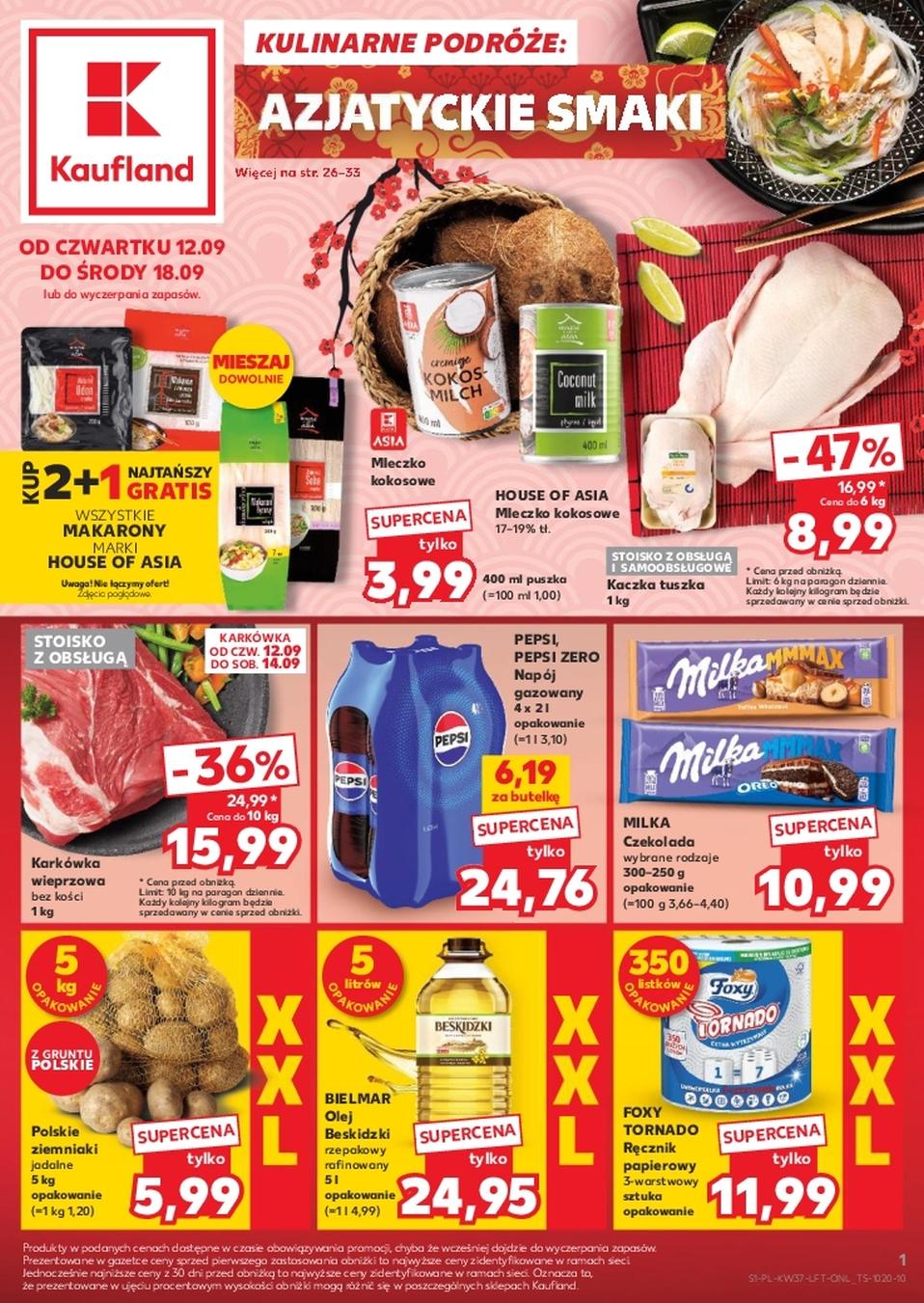 Gazetka promocyjna Kaufland do 18/09/2024 str.1