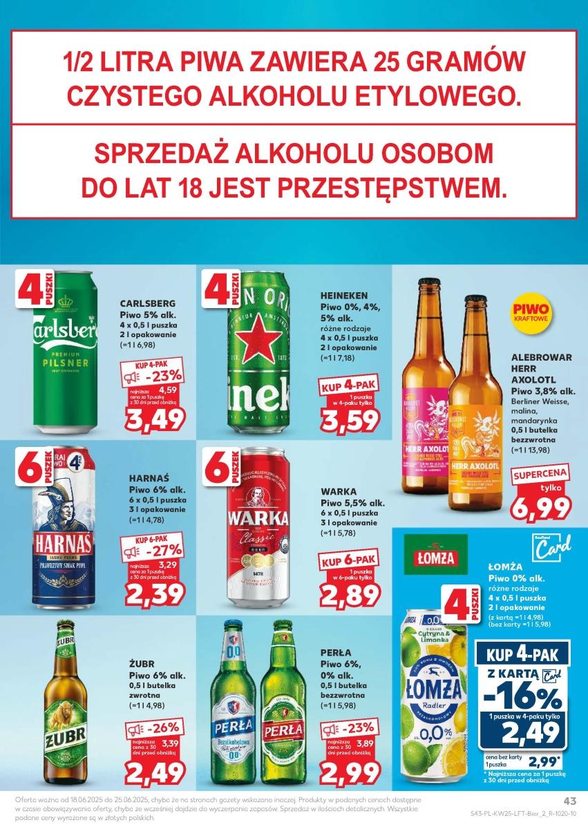 Gazetka promocyjna Kaufland do 25/06/2025 str.43