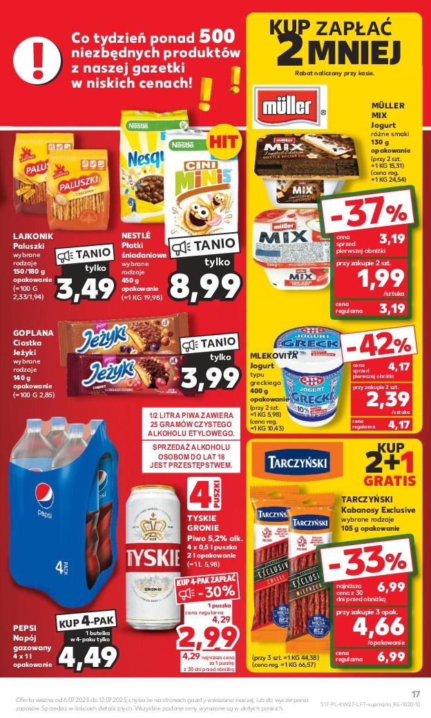 Gazetka promocyjna Kaufland do 12/07/2023 str.17