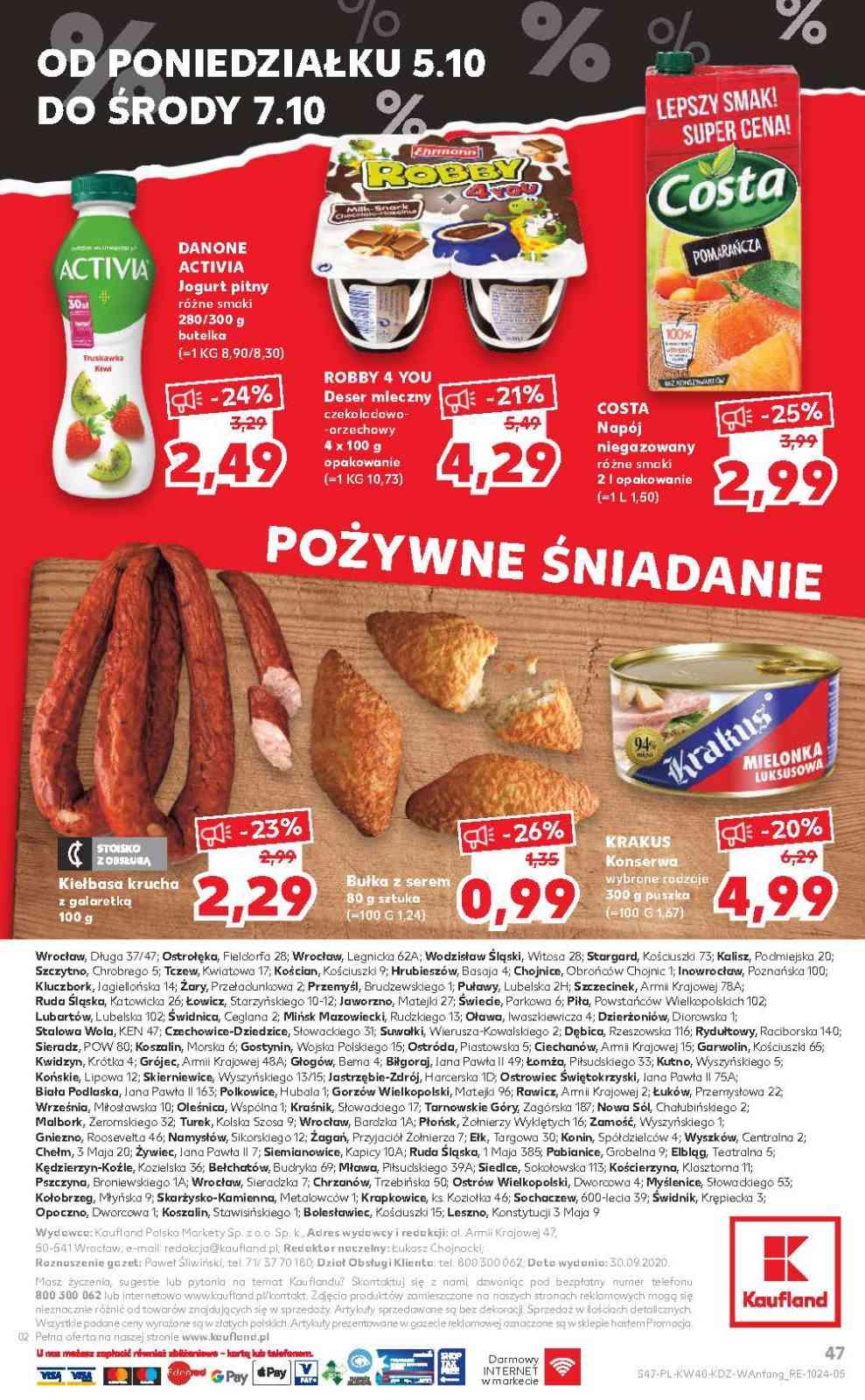 Gazetka promocyjna Kaufland do 07/10/2020 str.47