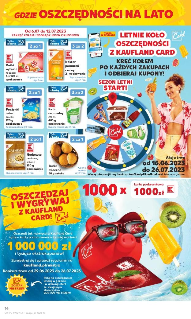 Gazetka promocyjna Kaufland do 12/07/2023 str.14