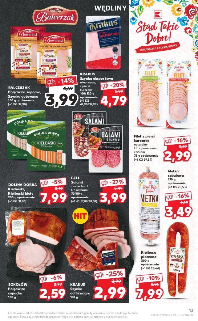 Gazetka promocyjna Kaufland do 12/10/2022 str.13