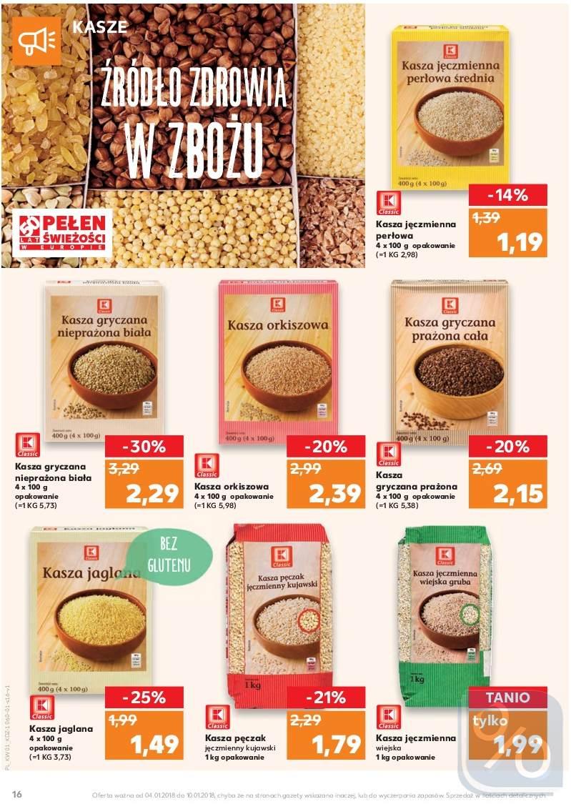 Gazetka promocyjna Kaufland do 10/01/2018 str.16