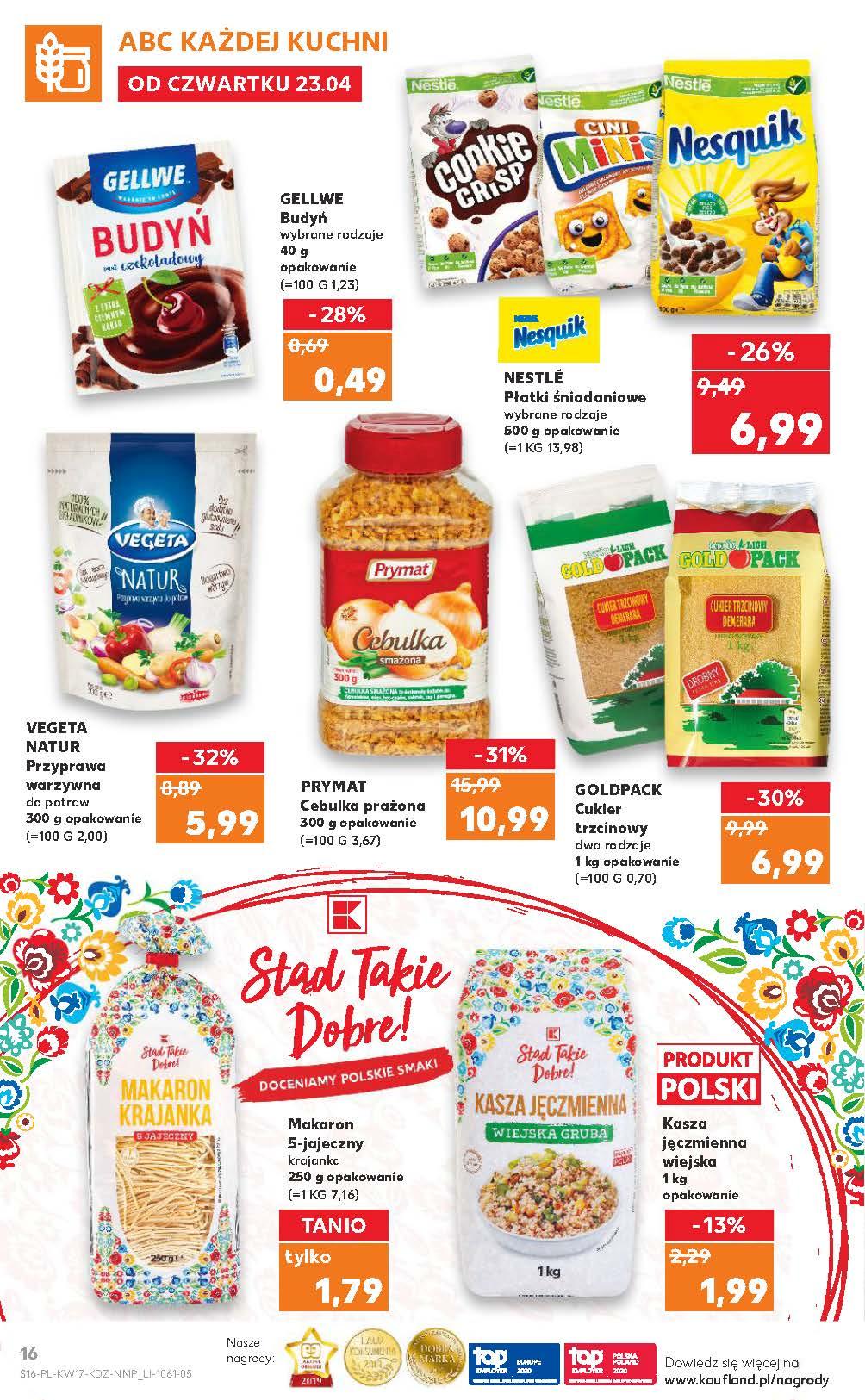 Gazetka promocyjna Kaufland do 29/04/2020 str.16