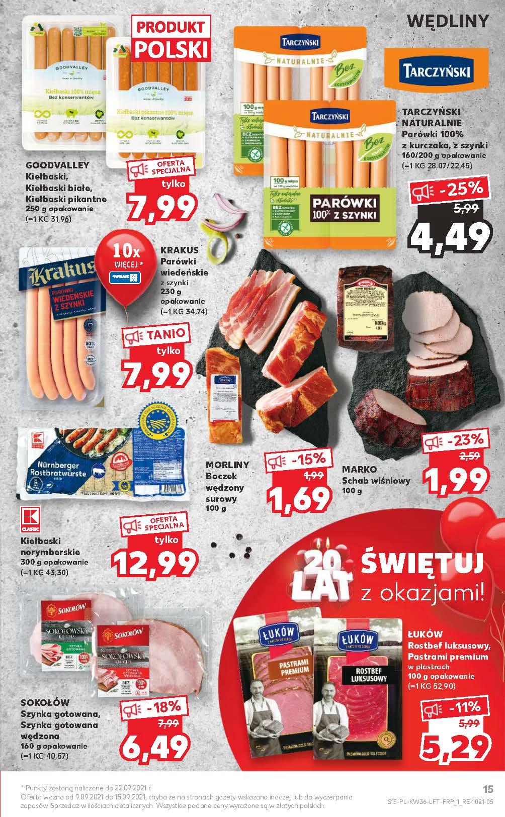 Gazetka promocyjna Kaufland do 15/09/2021 str.15