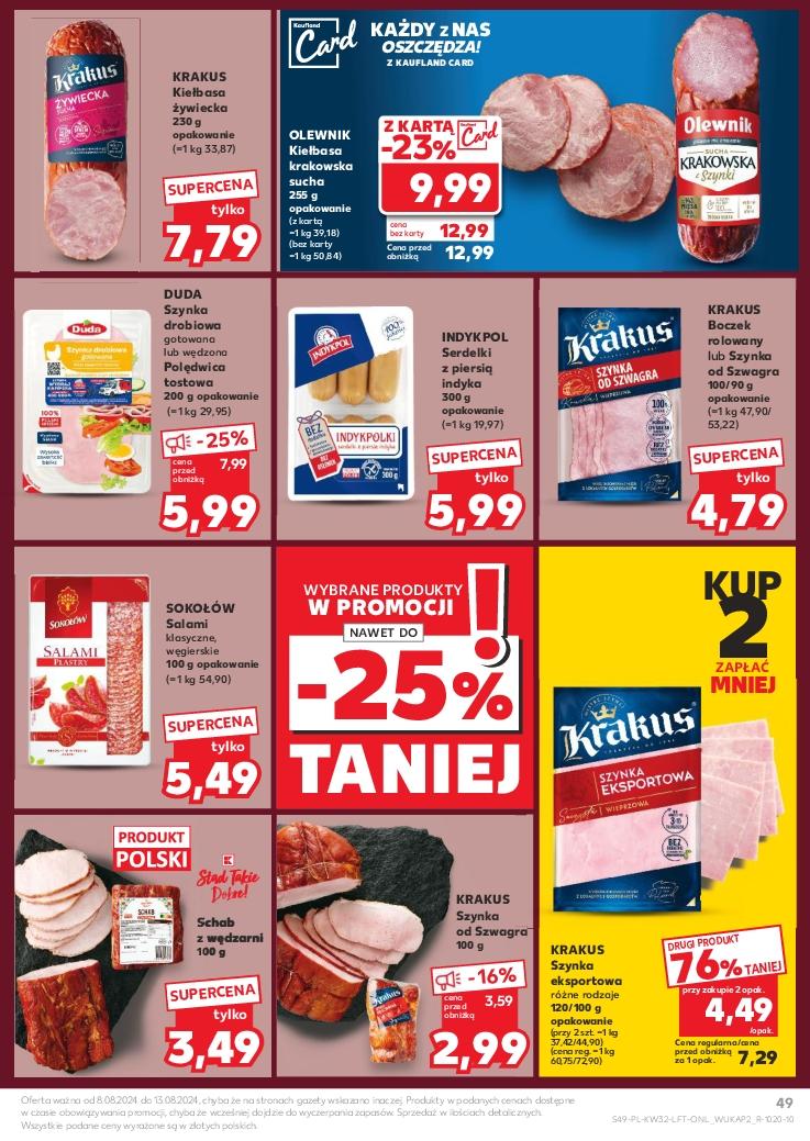 Gazetka promocyjna Kaufland do 13/08/2024 str.49