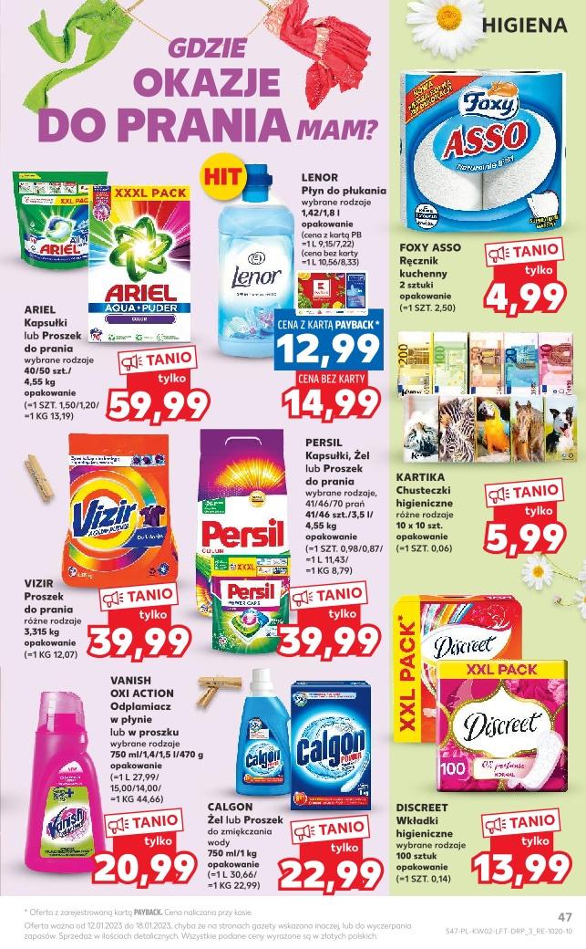 Gazetka promocyjna Kaufland do 18/01/2023 str.47