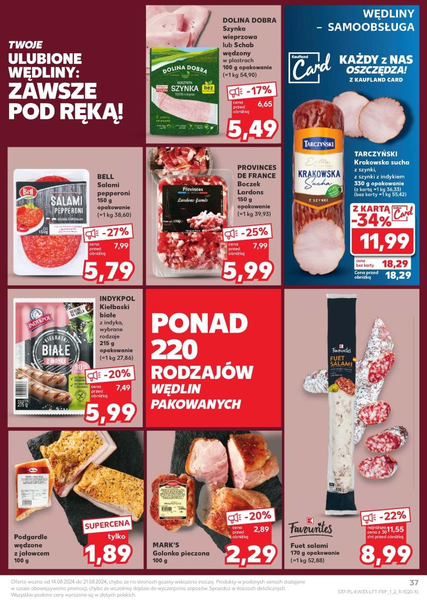 Gazetka promocyjna Kaufland do 21/08/2024 str.37