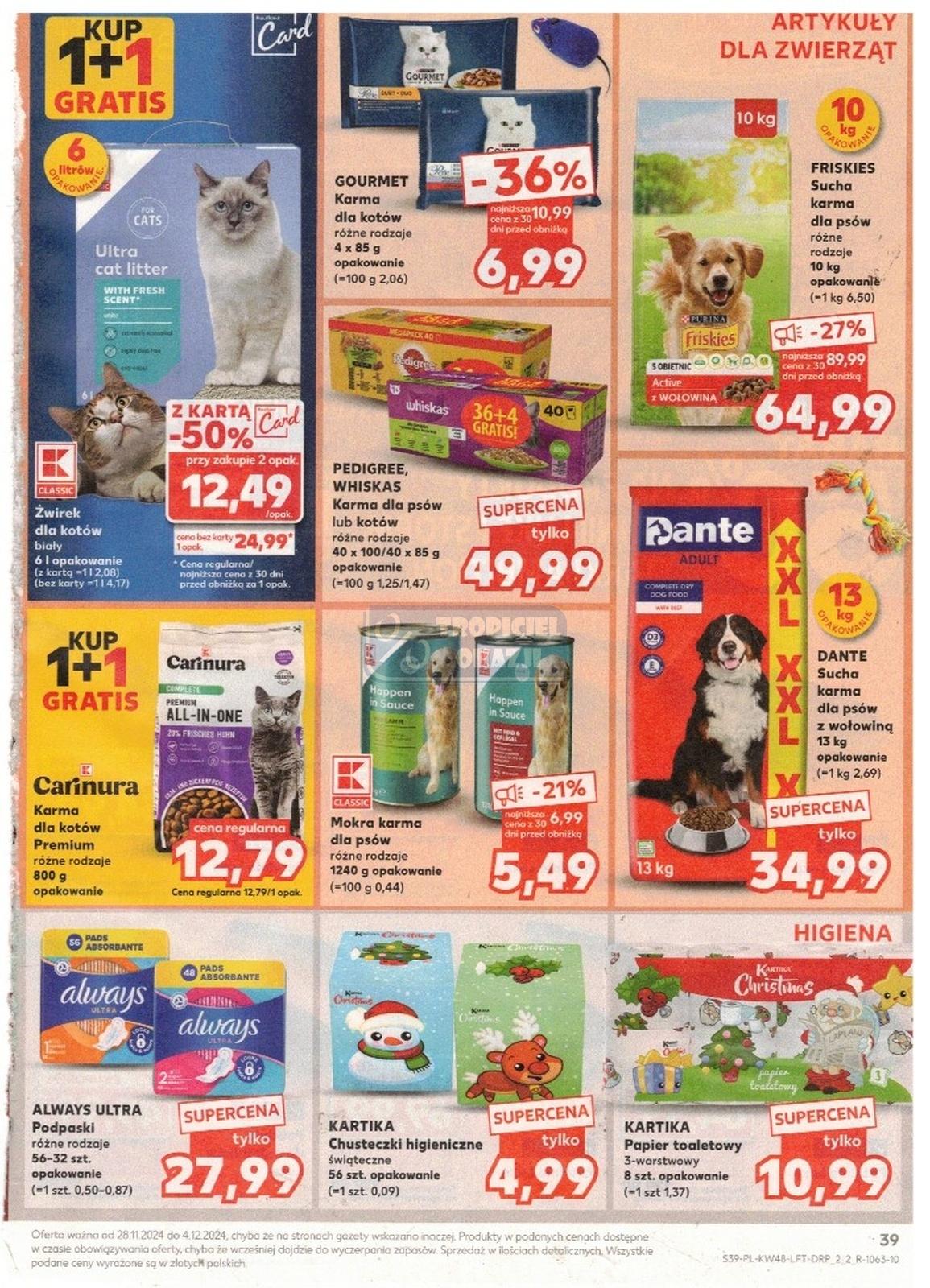 Gazetka promocyjna Kaufland do 04/12/2024 str.39