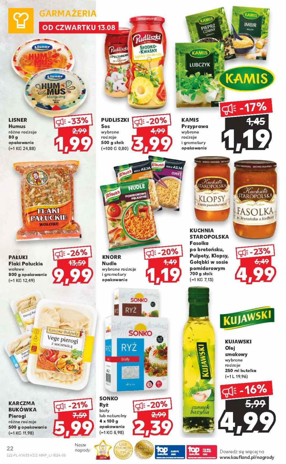 Gazetka promocyjna Kaufland do 19/08/2020 str.22