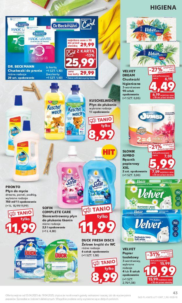 Gazetka promocyjna Kaufland do 19/04/2023 str.43