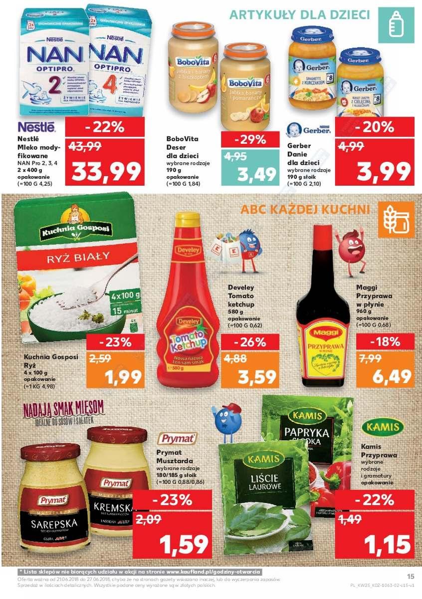 Gazetka promocyjna Kaufland do 27/06/2018 str.15