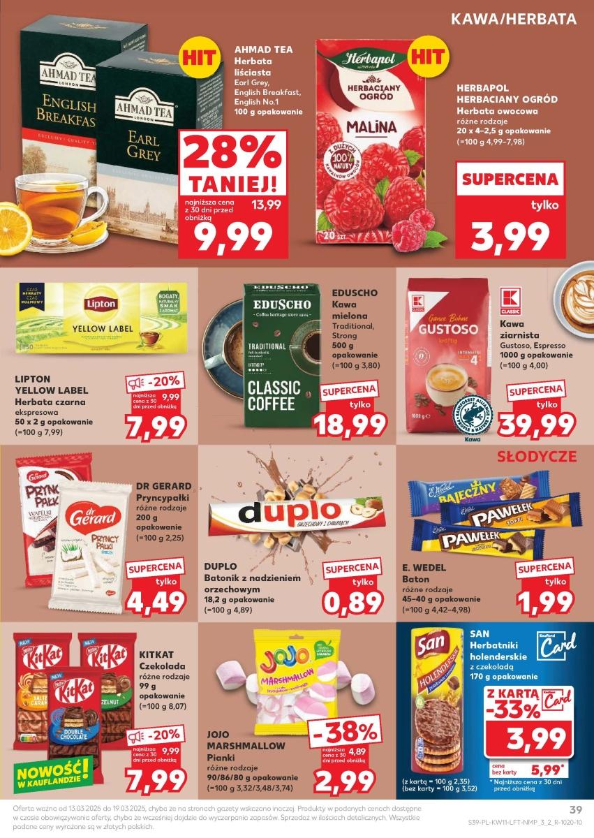 Gazetka promocyjna Kaufland do 19/03/2025 str.39