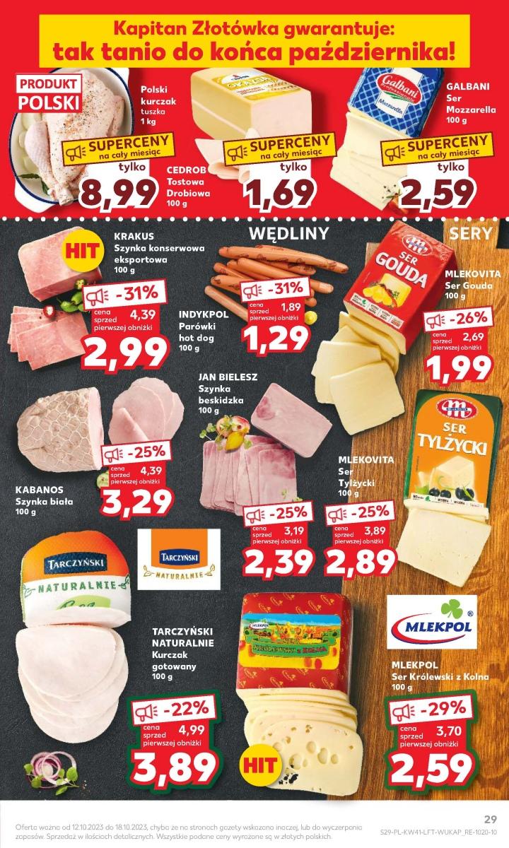 Gazetka promocyjna Kaufland do 18/10/2023 str.29