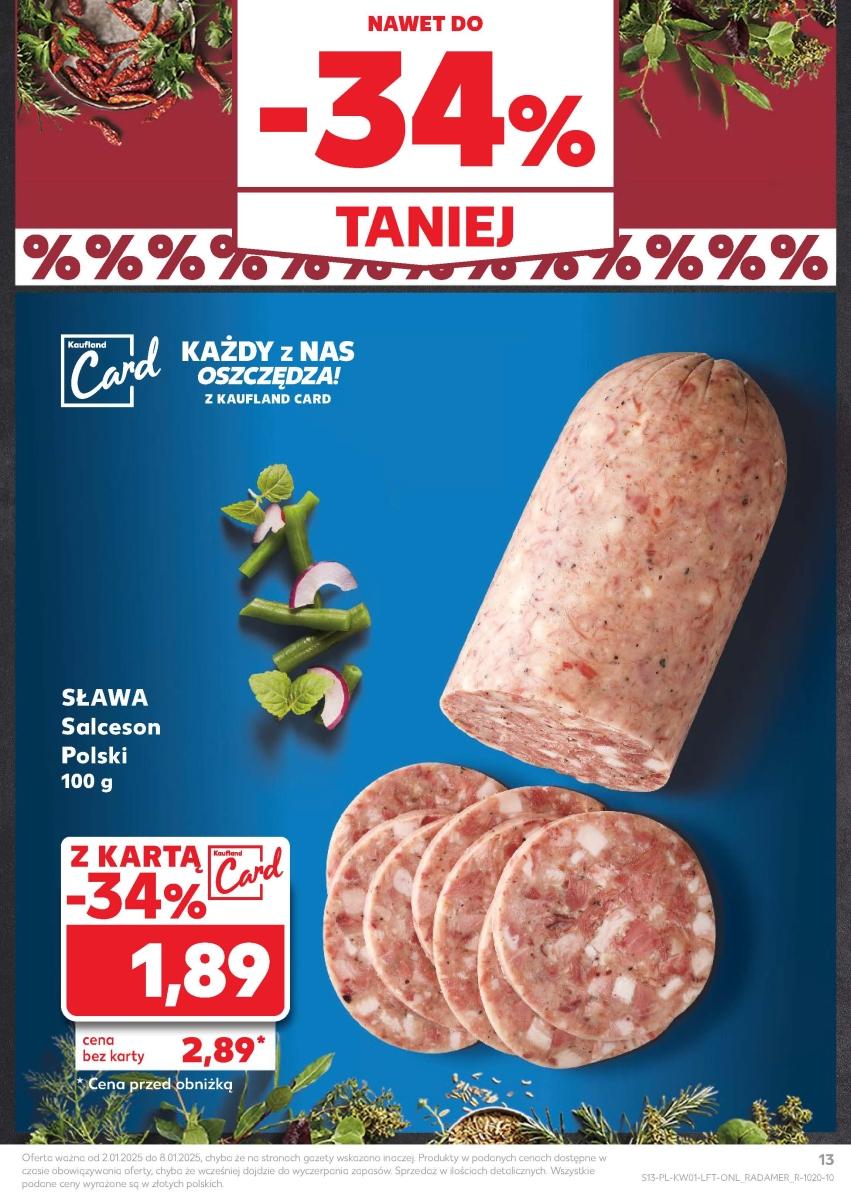 Gazetka promocyjna Kaufland do 08/01/2025 str.13