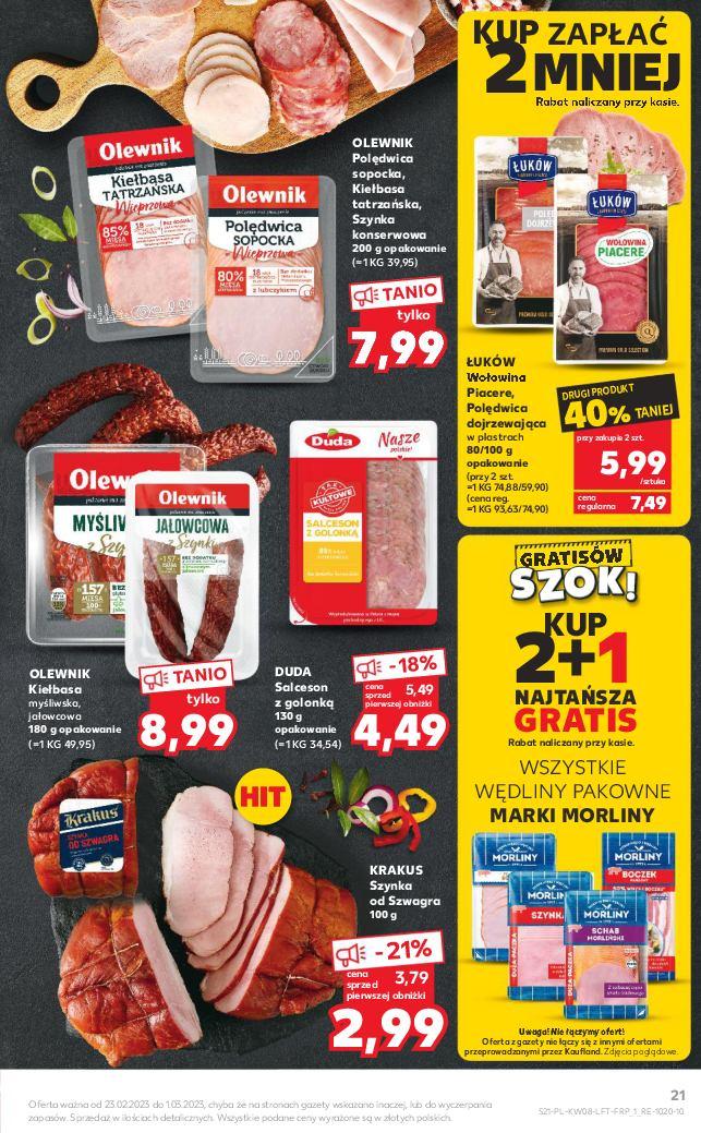 Gazetka promocyjna Kaufland do 01/03/2023 str.21