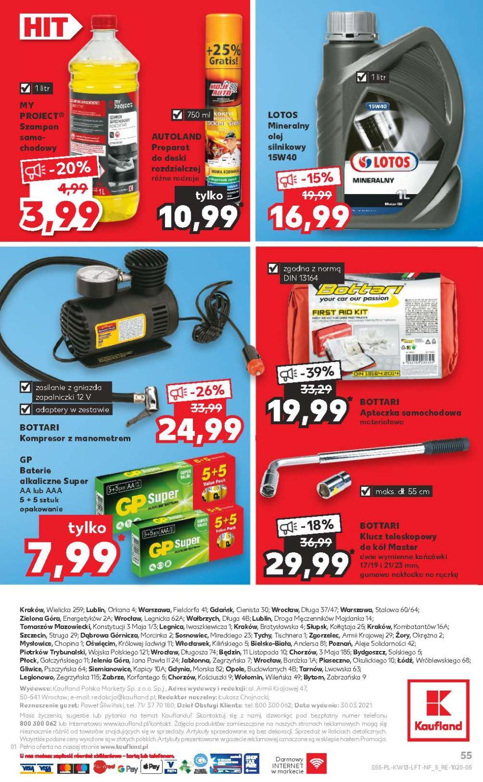 Gazetka promocyjna Kaufland do 07/04/2021 str.55