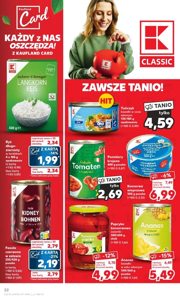 Gazetka promocyjna Kaufland do 30/08/2023 str.22