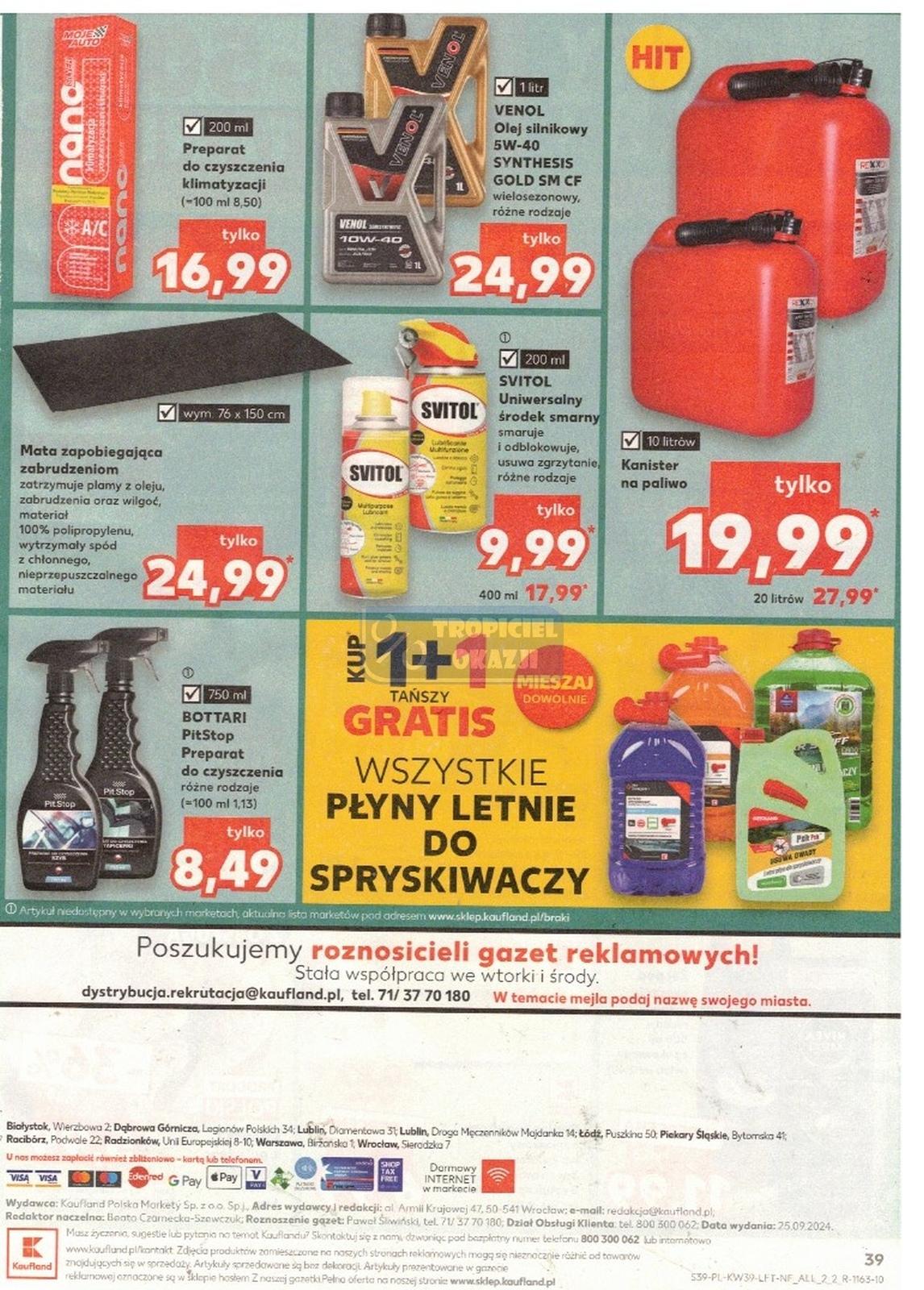 Gazetka promocyjna Kaufland do 02/10/2024 str.39