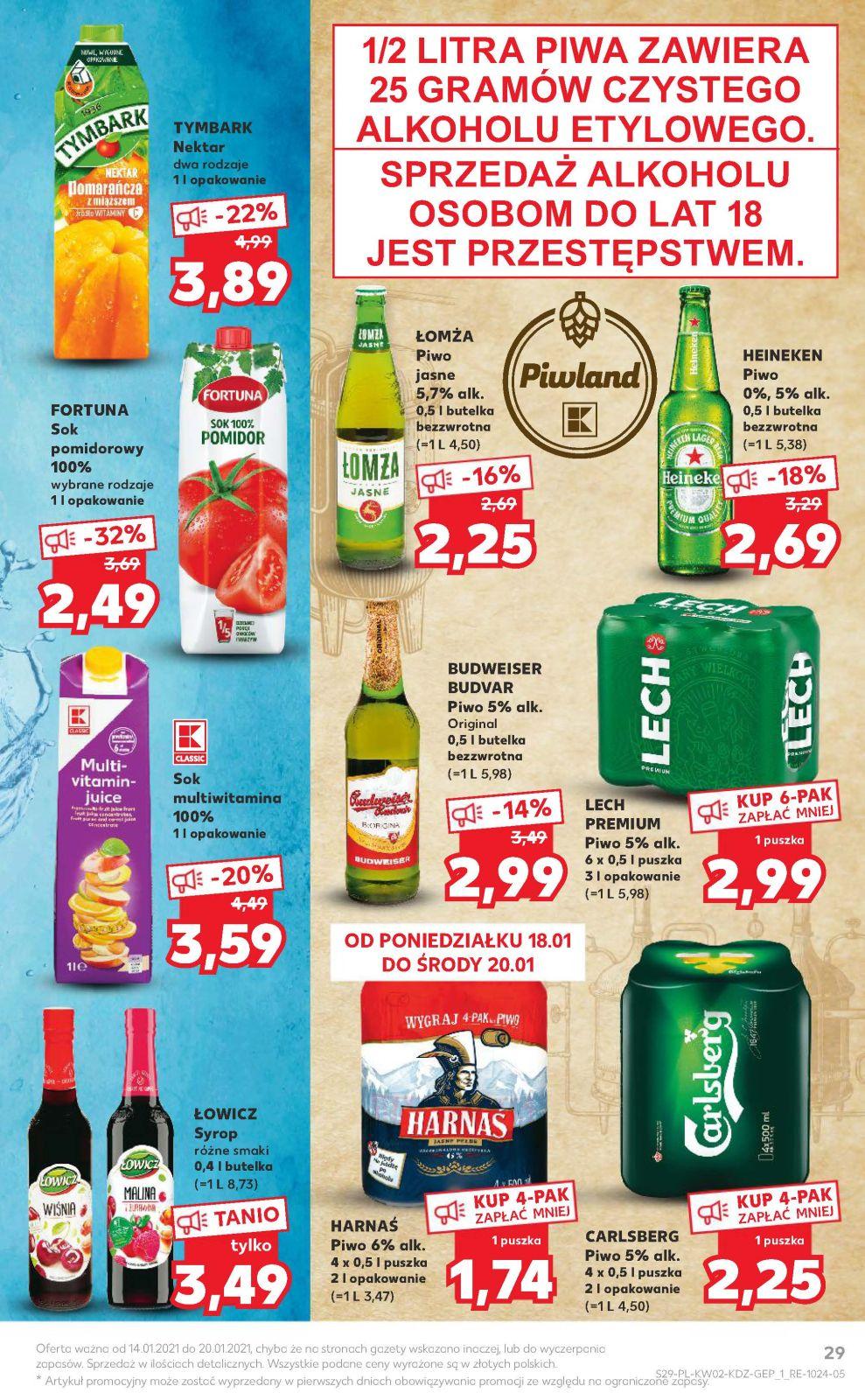 Gazetka promocyjna Kaufland do 20/01/2021 str.29