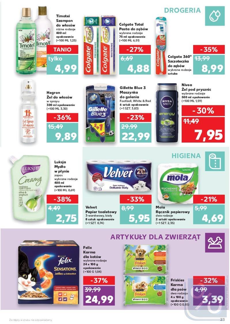 Gazetka promocyjna Kaufland do 10/01/2018 str.23