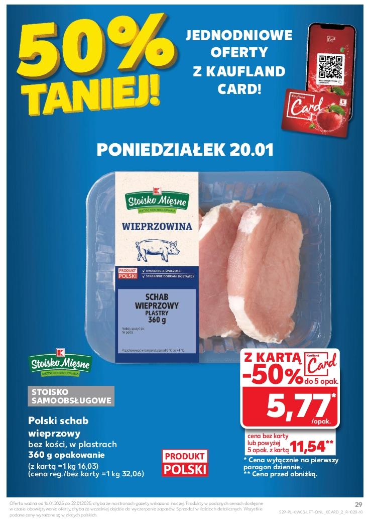 Gazetka promocyjna Kaufland do 22/01/2025 str.29