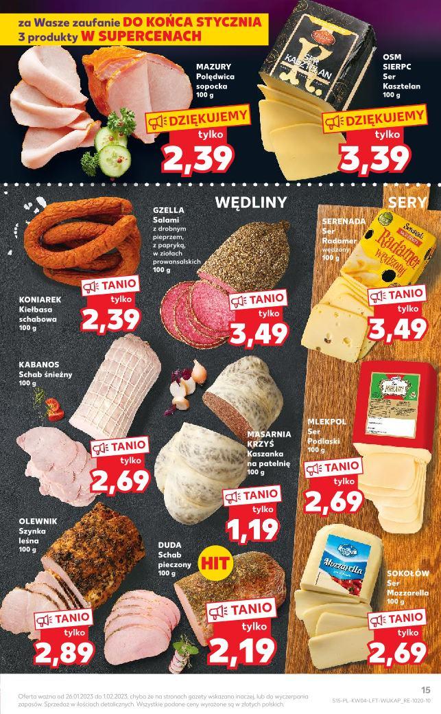 Gazetka promocyjna Kaufland do 01/02/2023 str.15